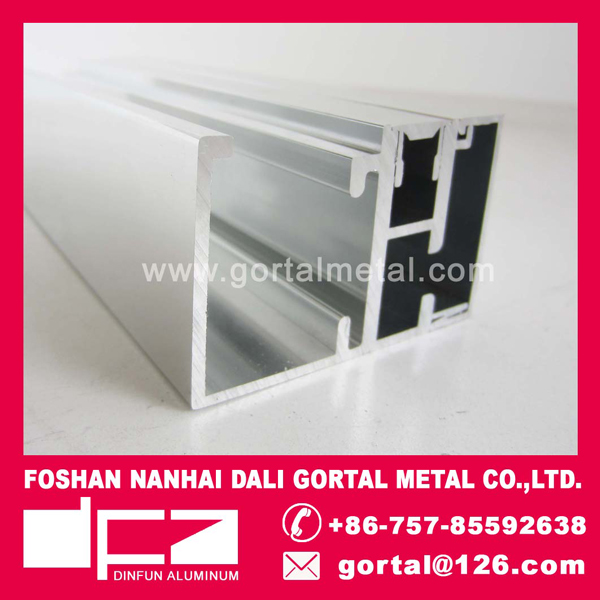 6463 aluminum polished profile for shower door