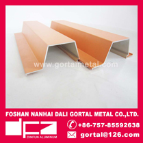 Aluminum extrusion decorative split joint wall panel