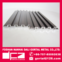 Aluminum extrusion decorative wall panel