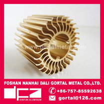 Aluminum extruded LED heatsink