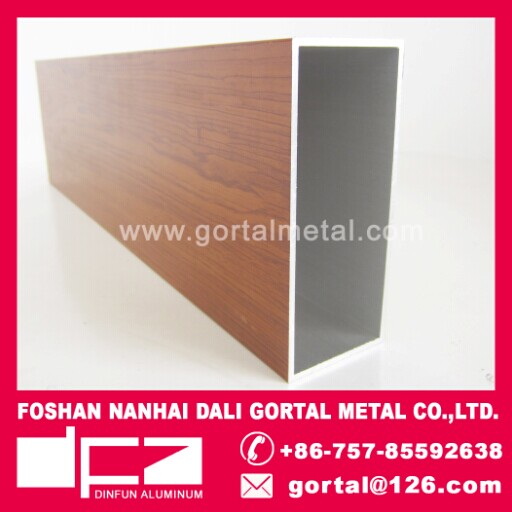 50x100x2.0 wood grain RHS square pipe