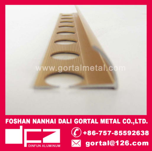 Aluminum tile strip