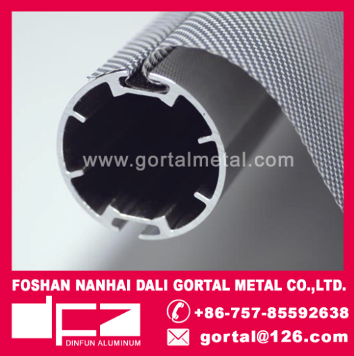 Aluminum roller blind track