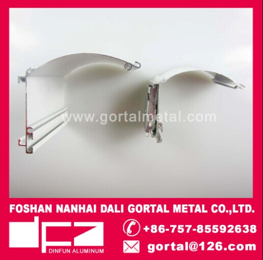 aluminum curtain head track