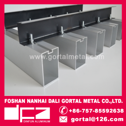 50x80 aluminum sqare baffle ceiling