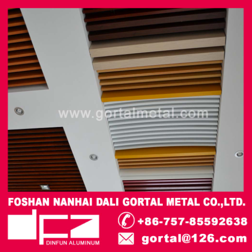 DinFun Aluminum baffle metal ceiling