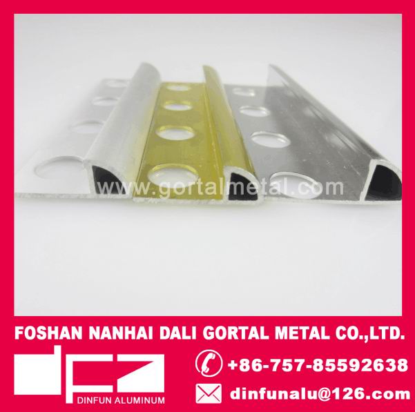 aluminum round corner tile trim polish tile trims Italy